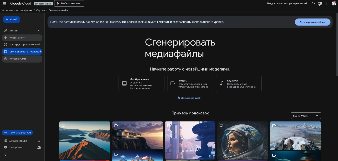 Vertex AI Gemini 2.5 Pro Flash мультимодальные модели